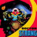 Doctor Strange swirls magic ring inside a silouette of his own profile.
