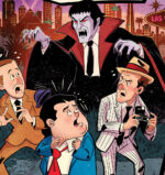 Abbott and Costello alongside Kolchak, menaced by The Night Stalker vampire