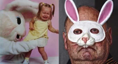 Terrifying Easter Bunny pics