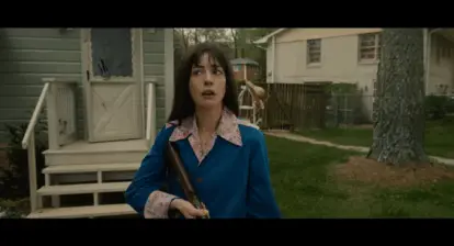 Anne Hathaway in The End of Oak Street.